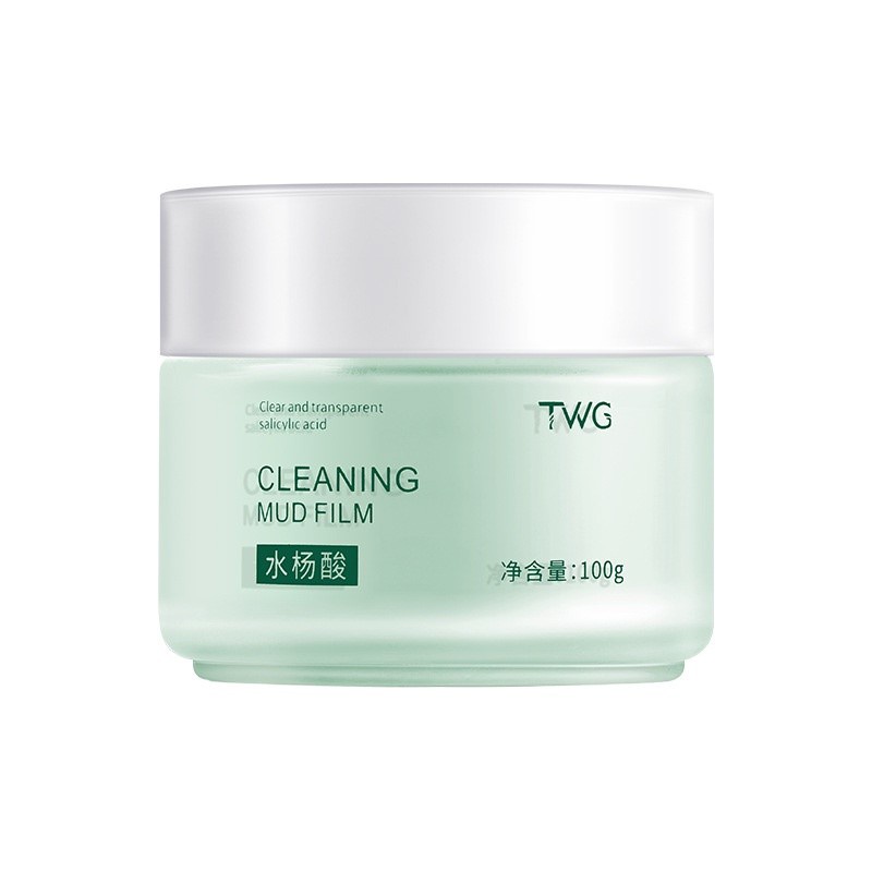 Beauty Jaya - TWG Mugwort Salicylic Acid Cleansing Mud Mask Blackhead Removal Pembersihan Perawatan Wajah