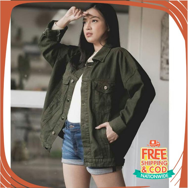 JAKET JEANS NEW BREND DENIM UNISEX/ Jaket Jeans Boyfriend / Jaket Jeans Oversize Cewe - Jaket Jeans 