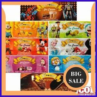 onderdil KEMASAN ES KRIM YANG MENARIK - PLASTIK ES LILIN SABLON - KEMASAN ES LOLIPOP FROZL