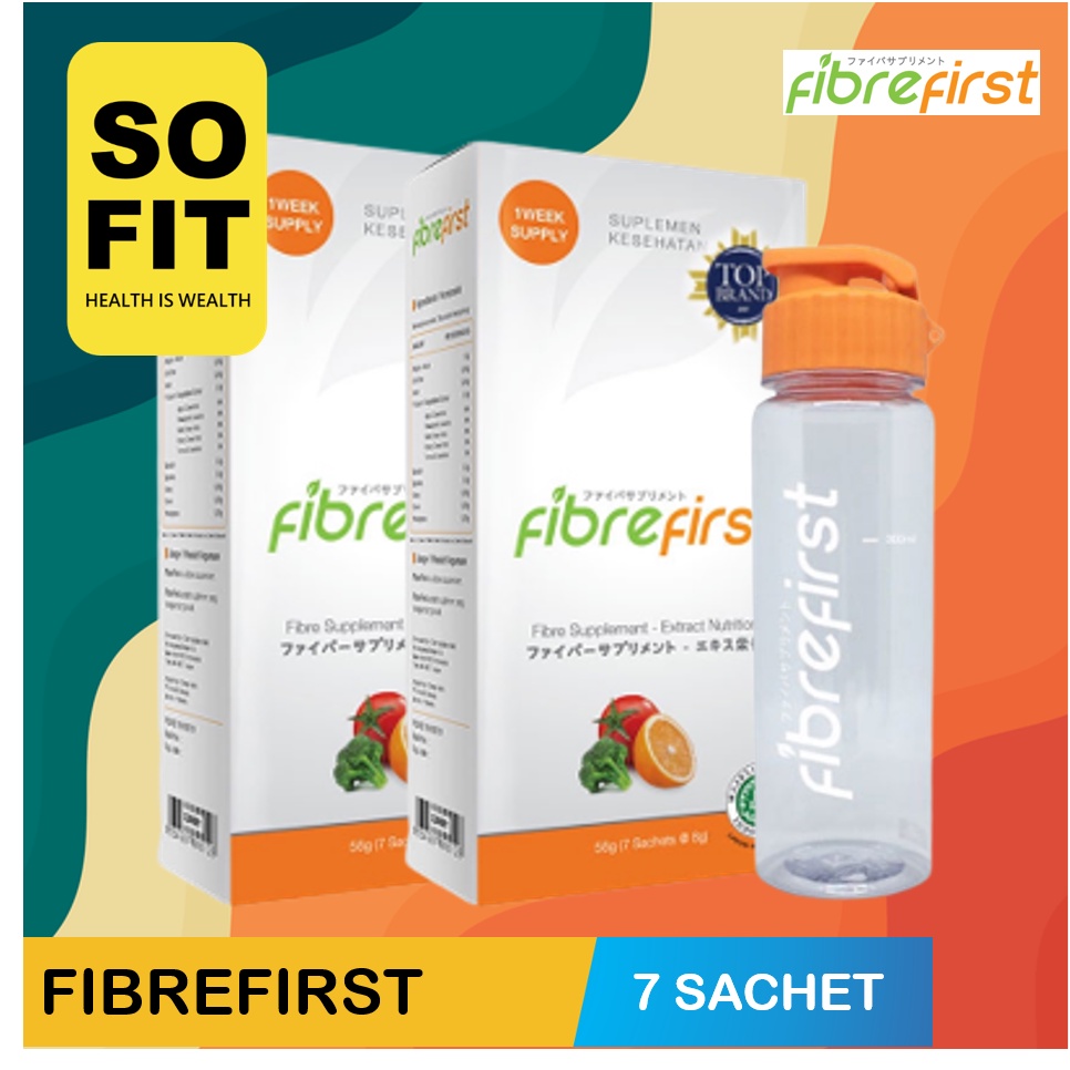 FibreFirst isi 7 sachet / Minuman Diet / Diet &amp; Detox / Minuman Serat / Fibre first daily 1 sachet
