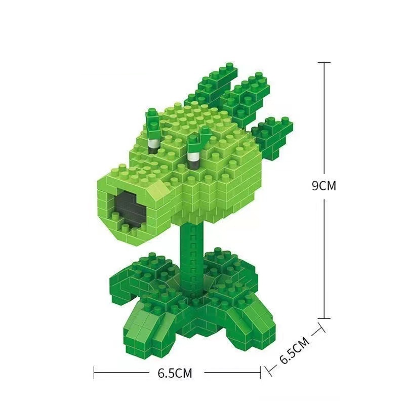 Kompatibel Dengan Partikel Eja lego BOYU Blok Bangunan 7037A-7052A plants vs. zombies