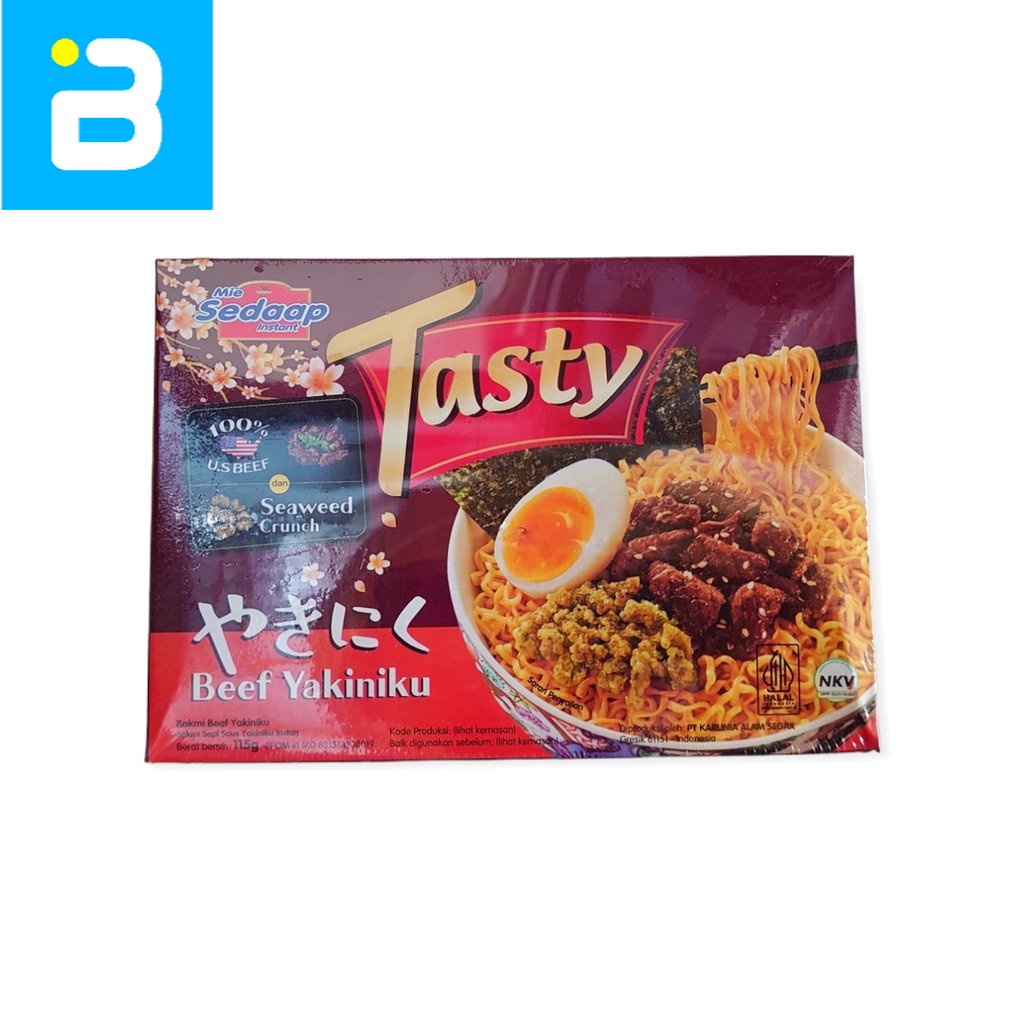 

Mie Sedaap Tasty Beef Yakiniku 115 G