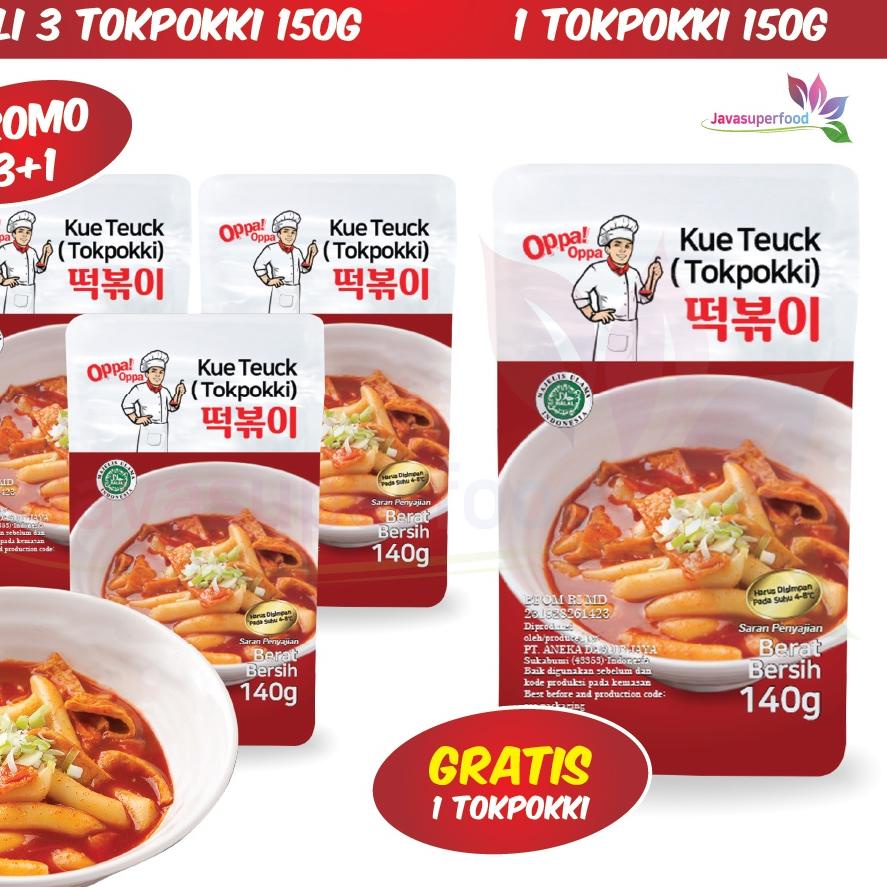 

➵ [BELI 3 GRATIS 1] Paket Tteokbokki tokpokki tokpoki 100g + Saus 50g ♕