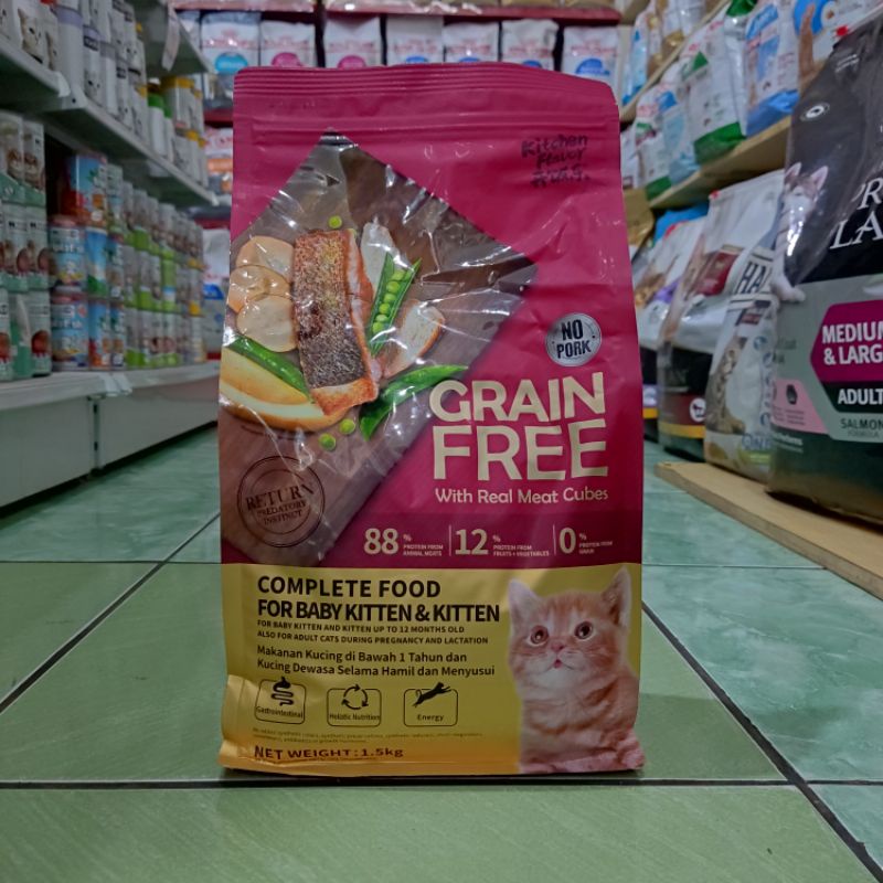 Kitchen Flavour Grainfree Baby &amp; Kitten Freshpack 1,5kg