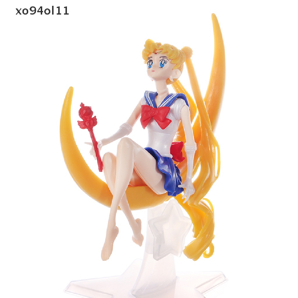 Xo Anime Sailor Moon PVC Boneka Mainan Anak Dekorasi Action Model Ornamen Mobil OL