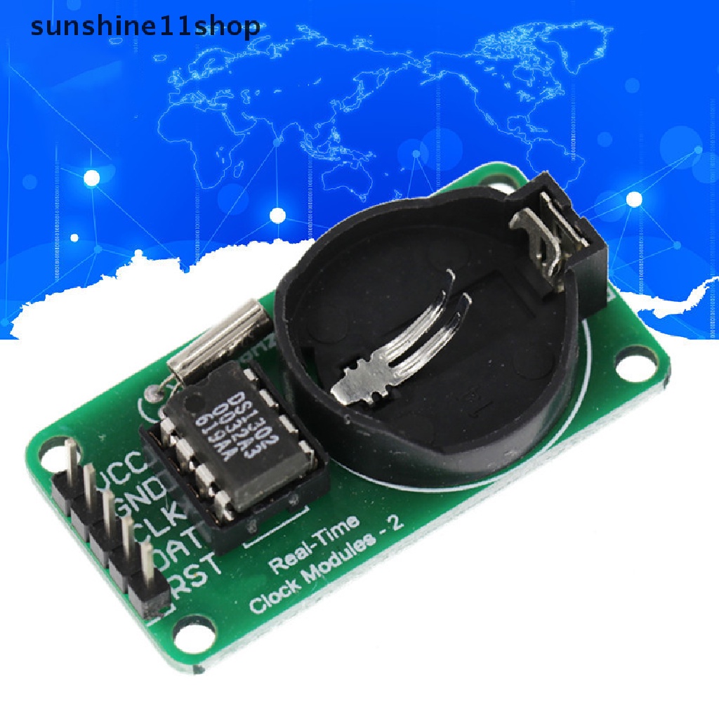 Sho DS1302 Modul Jam Real Time Dengan Untuk AVR PIC SMD CR2032 Modul Komponen Elektronik Saat Kegagalan Daya N