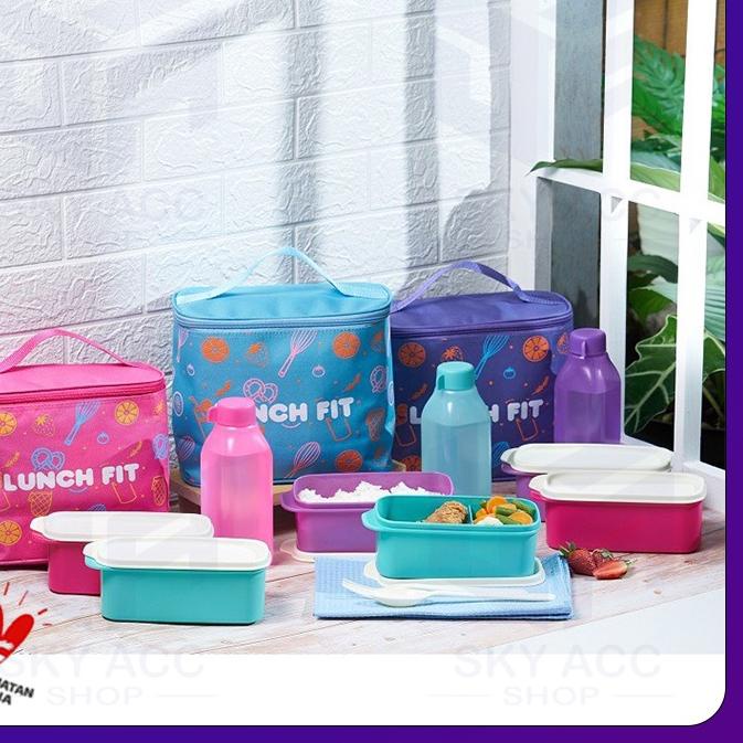 ☏ Lunch Fit Set Kotak Bekal Makan / Jennie Lunch Bag Set ◄