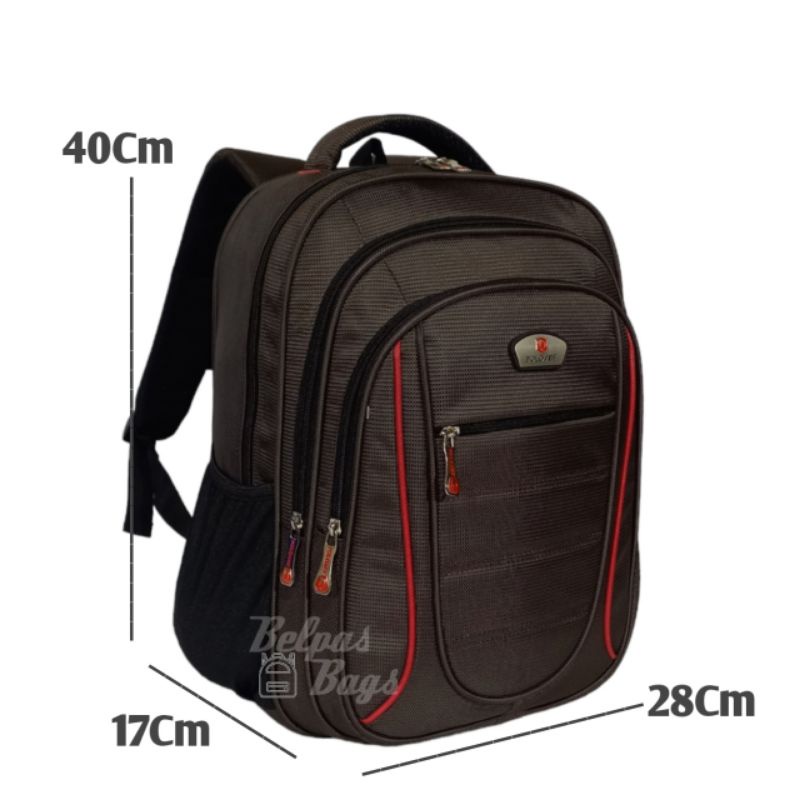 POlO ACE 16 Inch Tas Ransel Kerja Tas Sekolah 09104