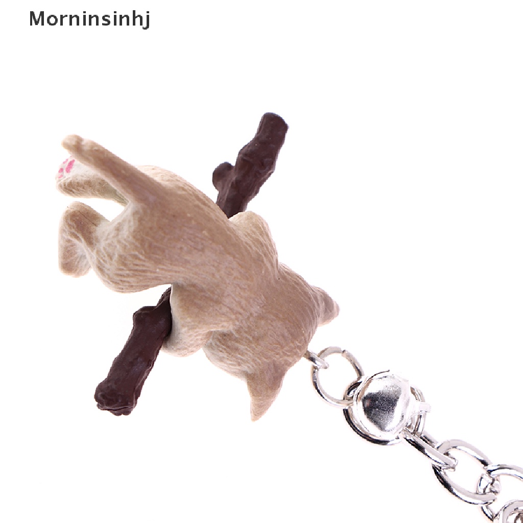 Mornin Gantungan Kunci Kucing Hewan Lucu Kucing Nakal Dengan Cabang Play Pendant Key Rings id