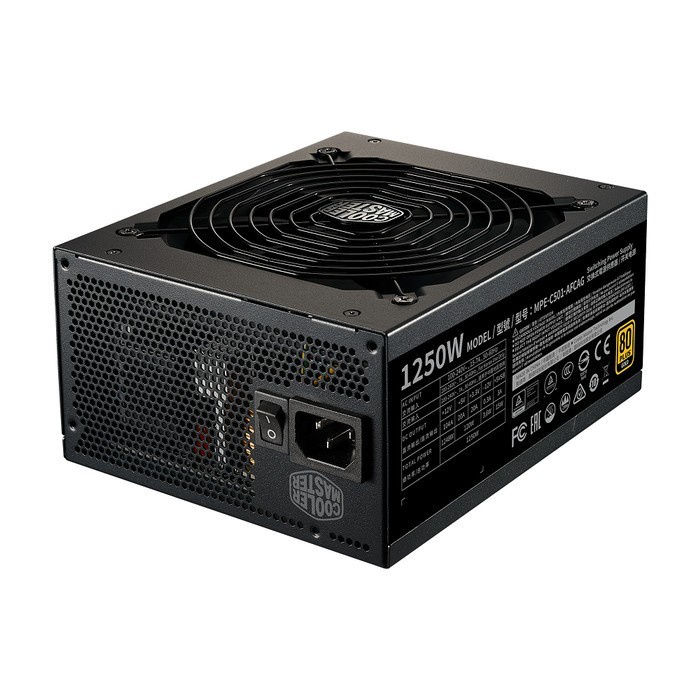 Cooler Master MWE Gold 1250 Watt V2 UK Power Supply PSU Full Modular