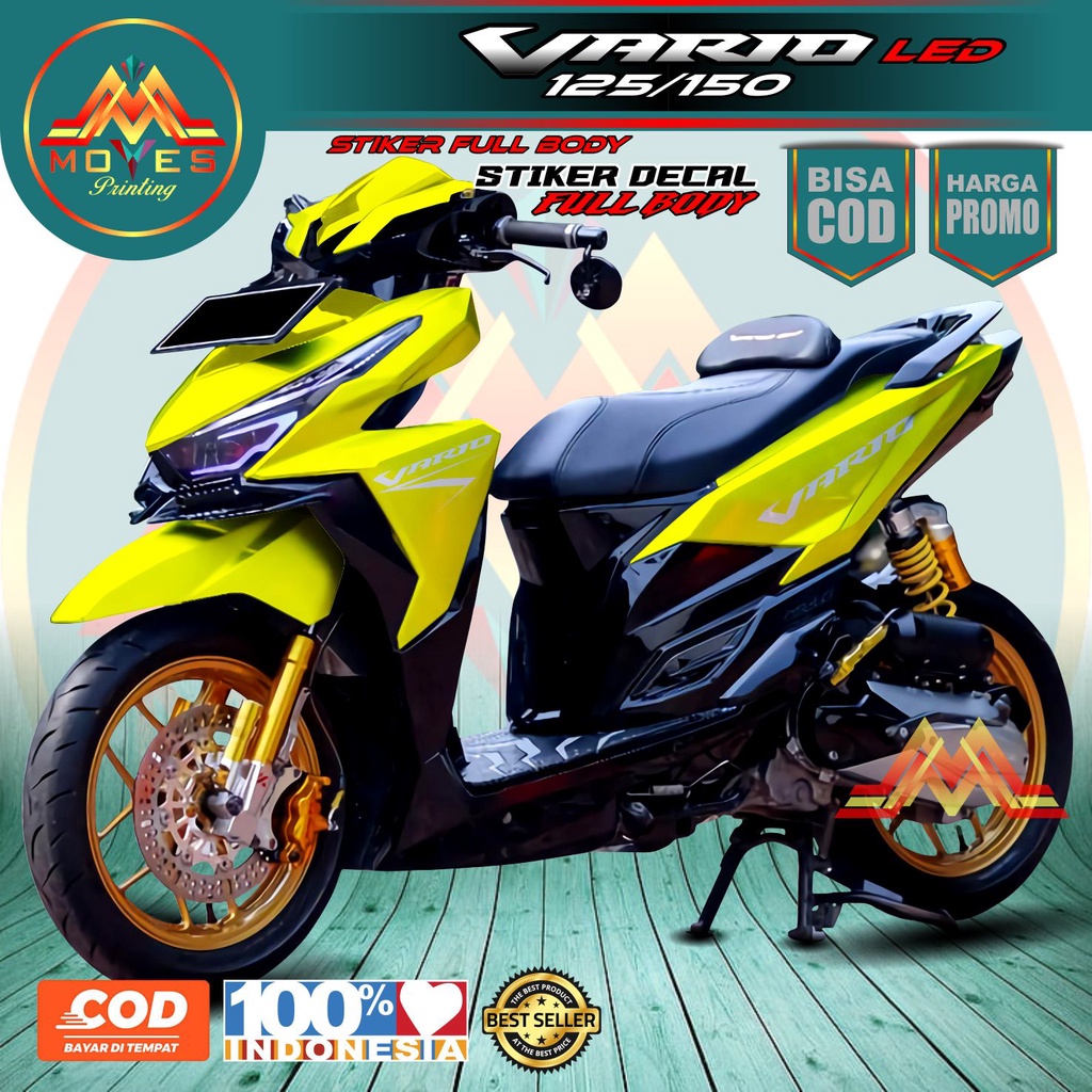 BISA COD VARIO LED 125/150 Decal Stiker Full Body Honda Vario Led POLOSAN