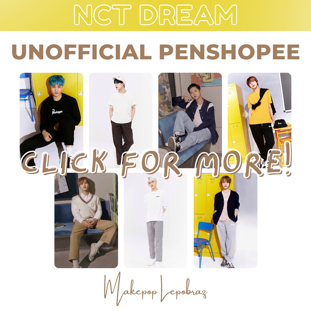 [1 SET ISI 7 PCS] UNOFFICIAL NCT DREAM PENSHOPEE MARK JENO RENJUN HAECHAN JAEMIN CHENLE JISUNG