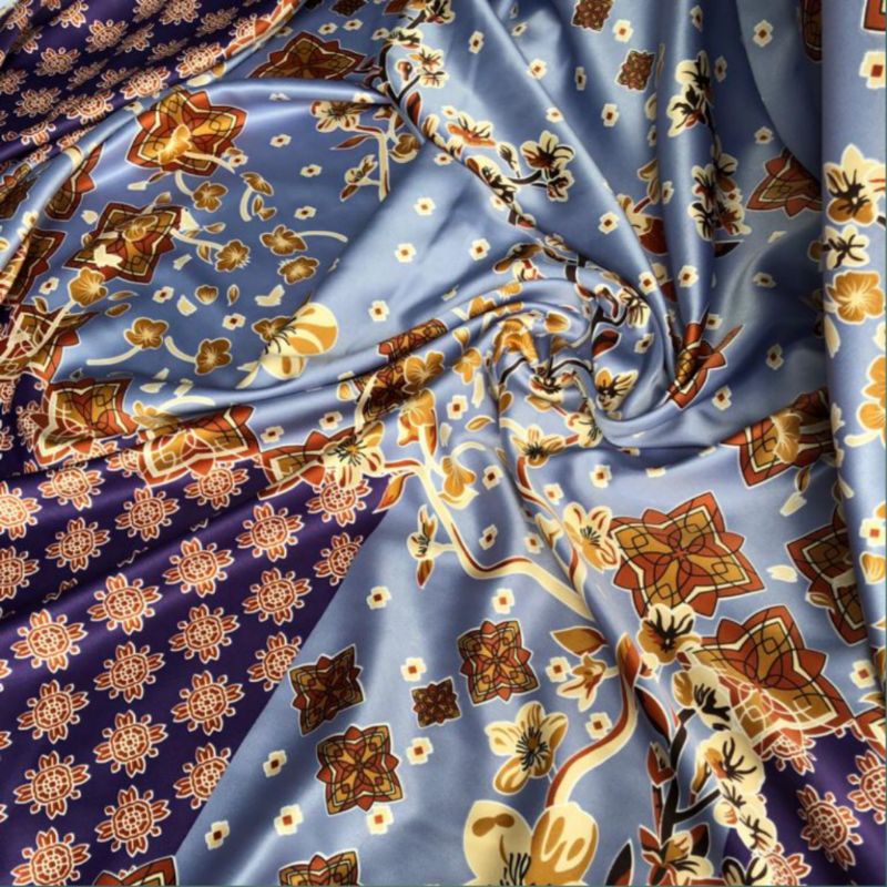 Kain DR silk Motif Hanabi harga setengah meter