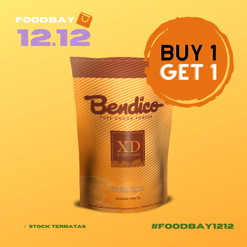 

PROMO 1212 - Bendico cocoa powder XD 1KG - BUY 1 GET 1