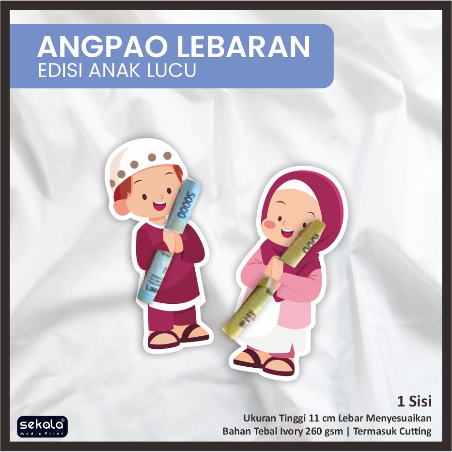 

(Isi 10 pcs) Amplop Lebaran Edisi Peluk Uang 2023 Hari Raya Idul Fitri Custom Desain Ready Stok