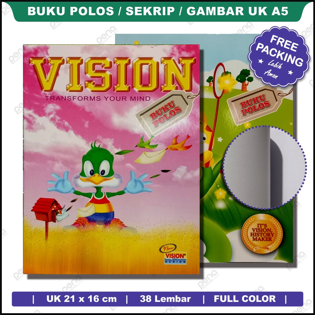 Buku Polos A5 / Buku Gambar A5