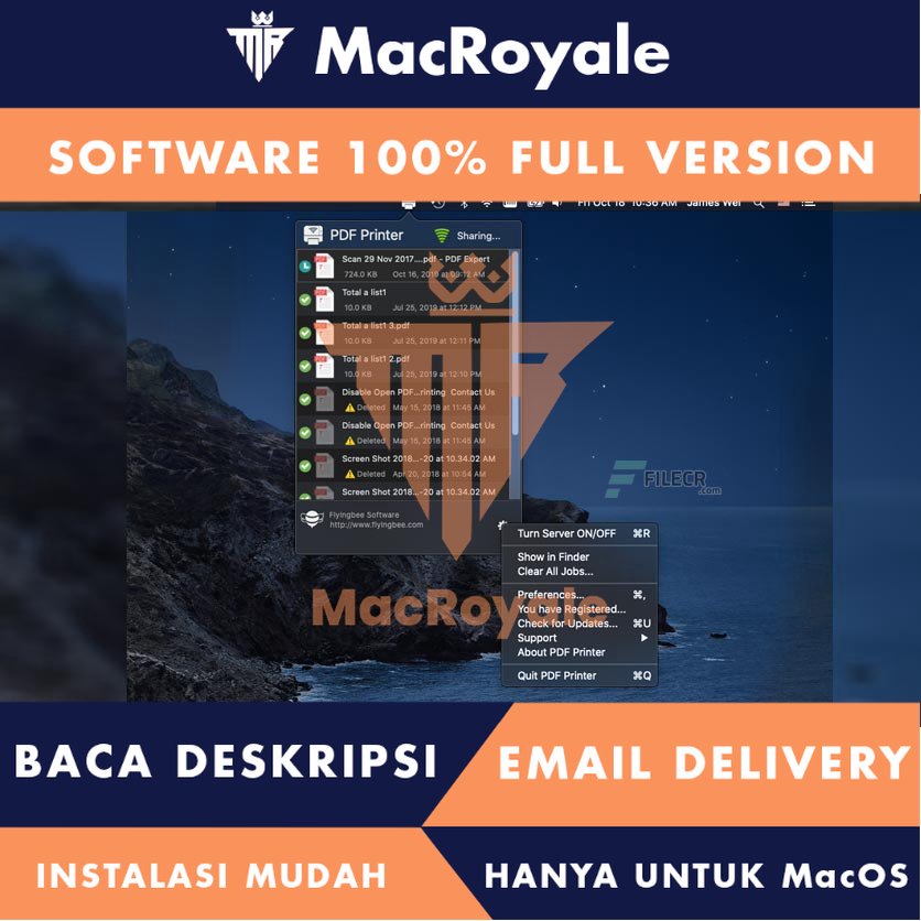 [MacOS] PDF Printer Easily Print to PDF Full Version Lifetime Full Garansi