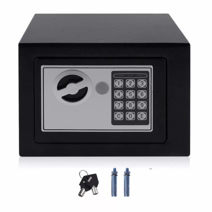 Brankas Mini Electric Password Safe Deposit Box berangkas simpan uang - Versi Full Tank