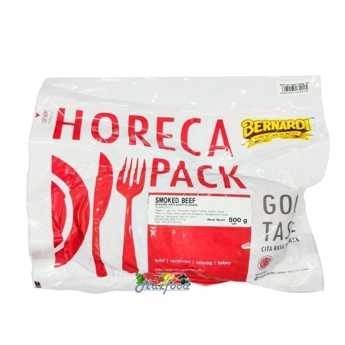 

Bernardi Smoked Beef Bulat Horeca Pack / Vp - 500 Gram