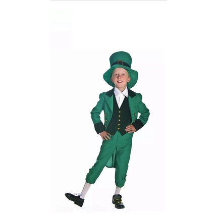 LEPRECHAUN IRELAND gnome costume cosplay anak haloween kostum boy