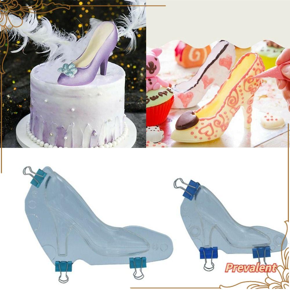 Preva Cetakan Sepatu Tumit Tinggi Dapur Handmade Mould DIY Dekorasi Jelly Es Sabun Cetakan
