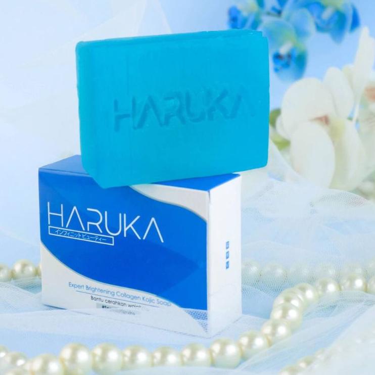 ✤ Haruka Kolagen Kojic Soap (Sabun Haruka Skincare) ✩