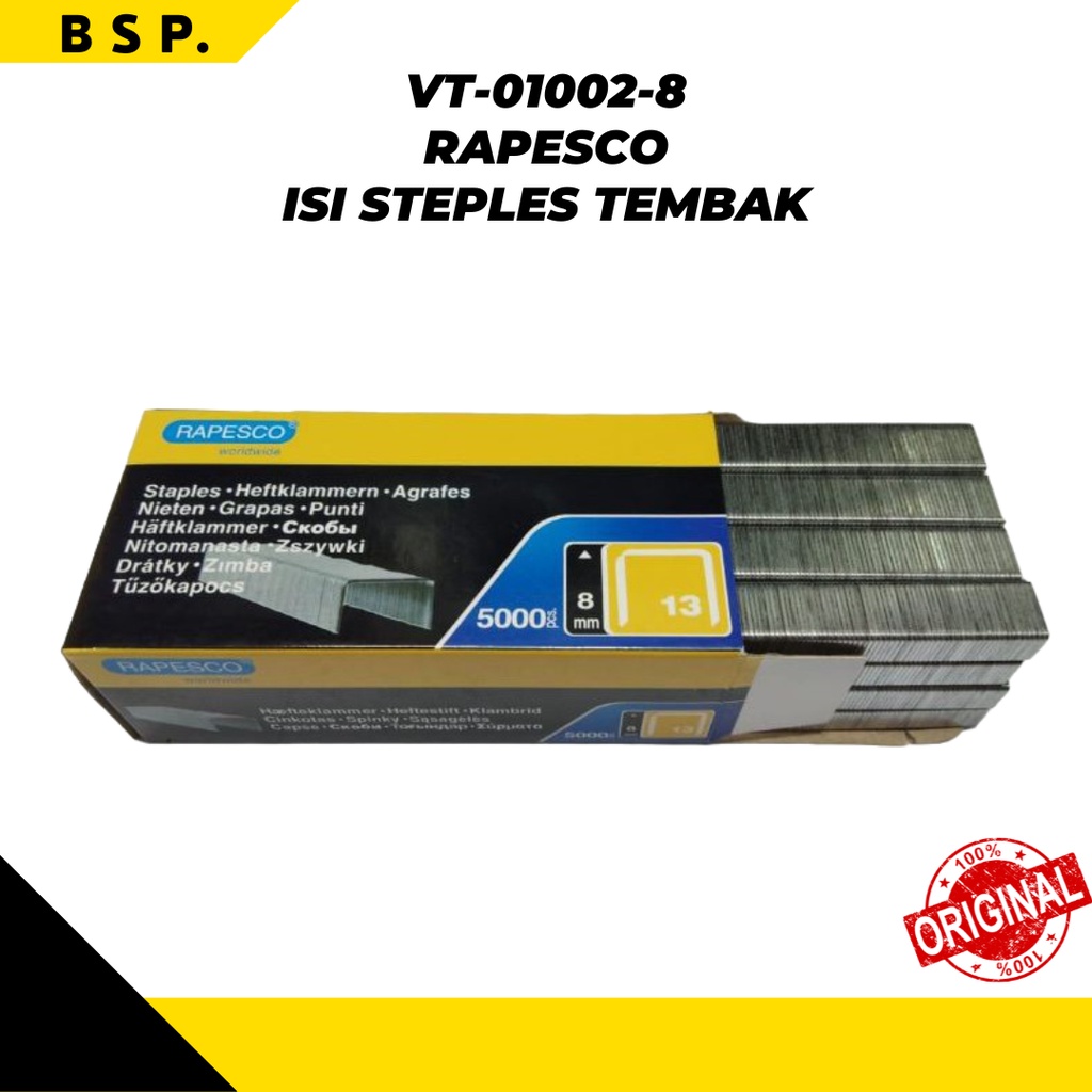 

RAPESCO Isi Staples Gun / Isi Staples Tembak / Isi Staples Jok 6-8mm