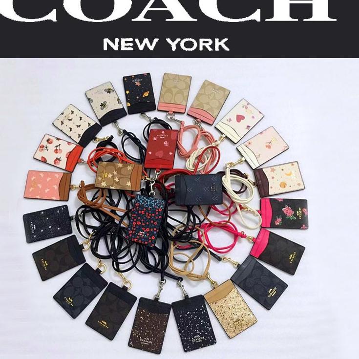 

Murah Baru Coach Card Holder ID Lanyard Name Tag 64 Styles