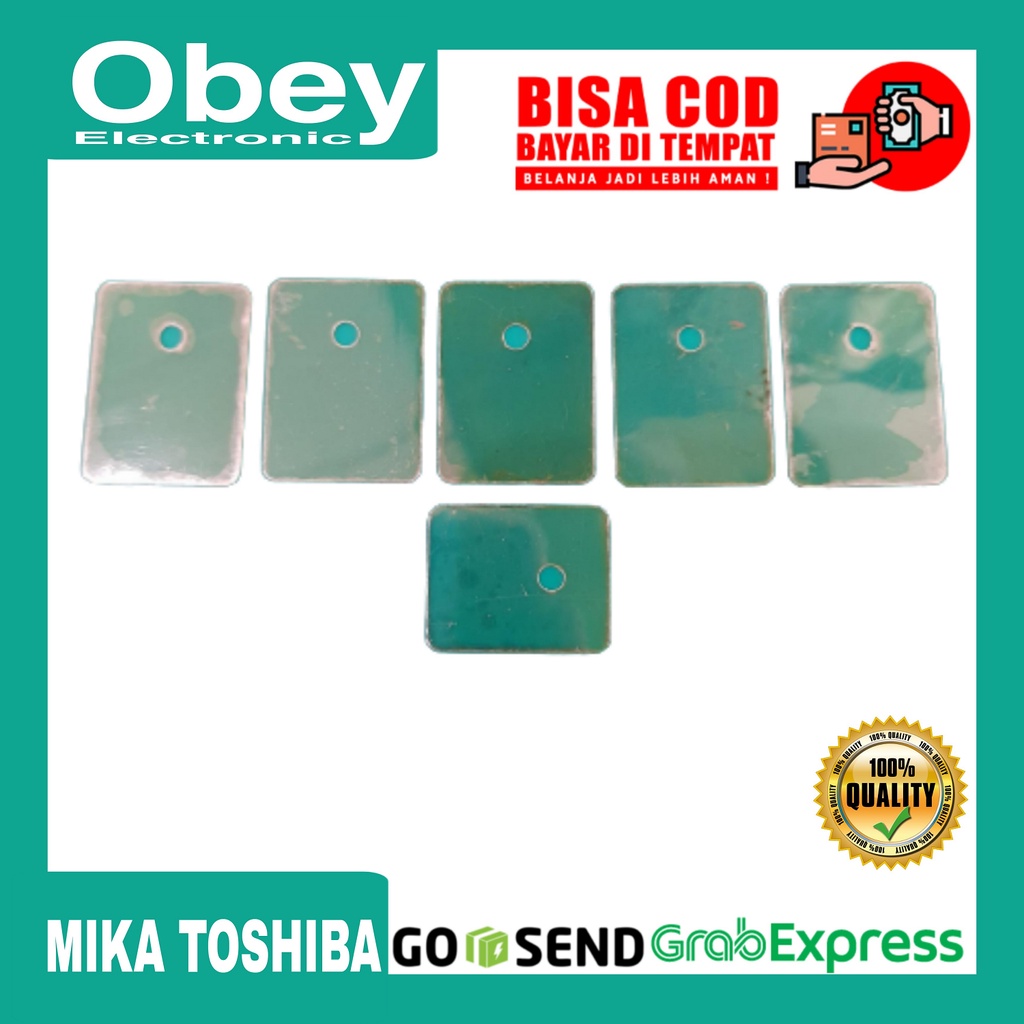 mika / mica isolator transistor TIP Toshiba