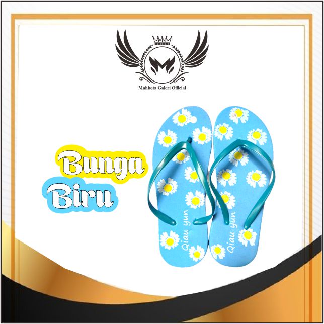 SANDAL JEPIT BERGAMBAR MURAH Bunga