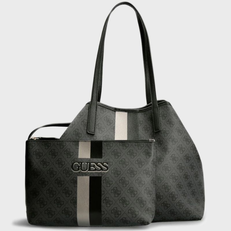 GUESSS vikky logo print tote set