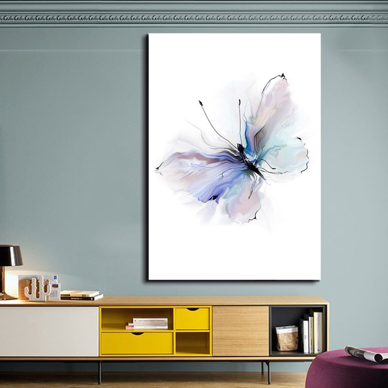 Lukisan Aesthetic kupu2 hiasan dinding dekorasi kamar dan tuang tamu