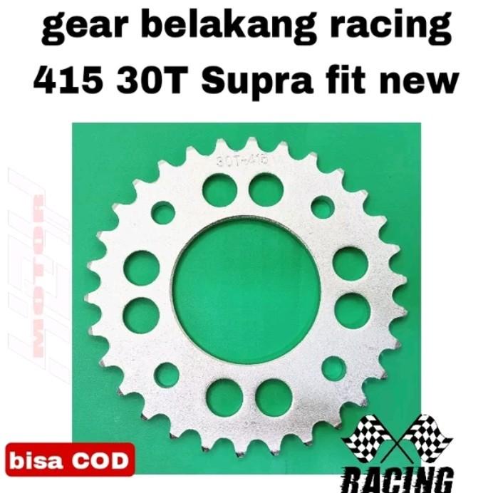 gear gir belakang Racing 415 30T Supra fit new