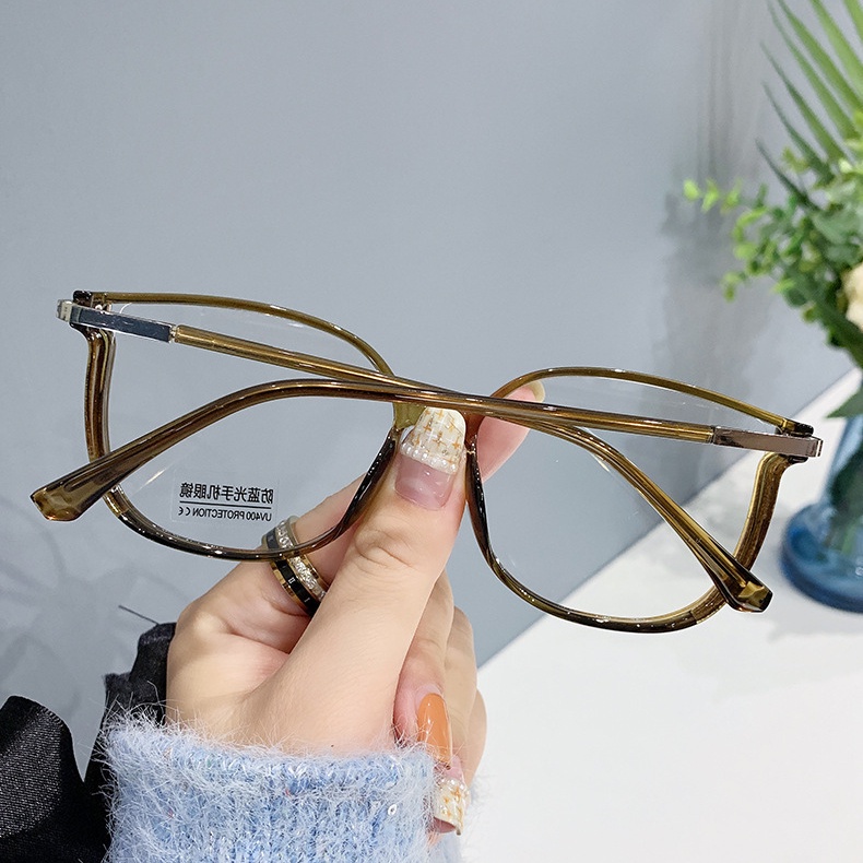 * Ready Stok * Kacamata Anti Blue Light Blocking Wanita Bening Anti Radiasi TR90 Kacamata Filter