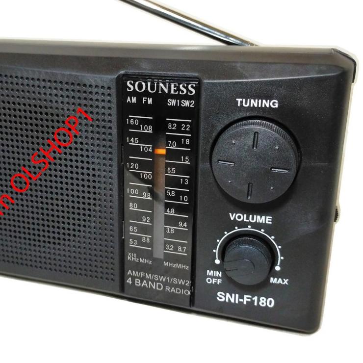 ➨ Radio Portable SOUNESS F-180 AM FM Portable Radio ➣