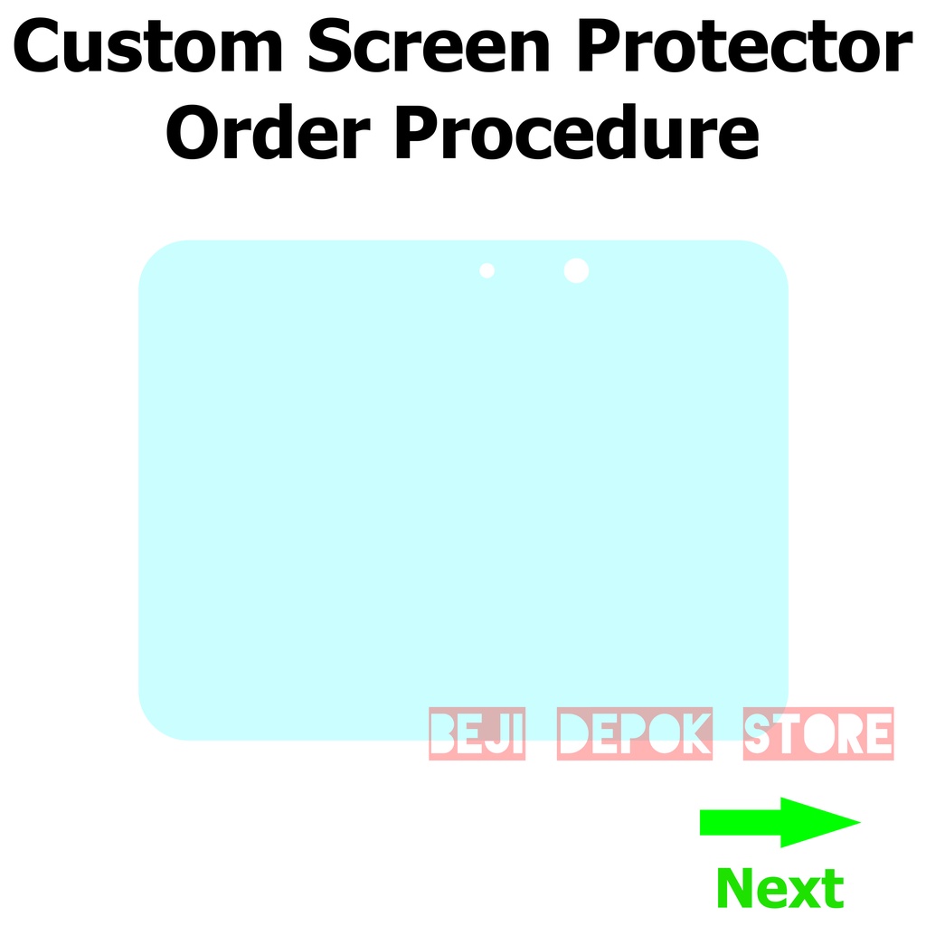 Screen Protector Guard Anti Glare Glossy Matte Anti Radiasi Custom