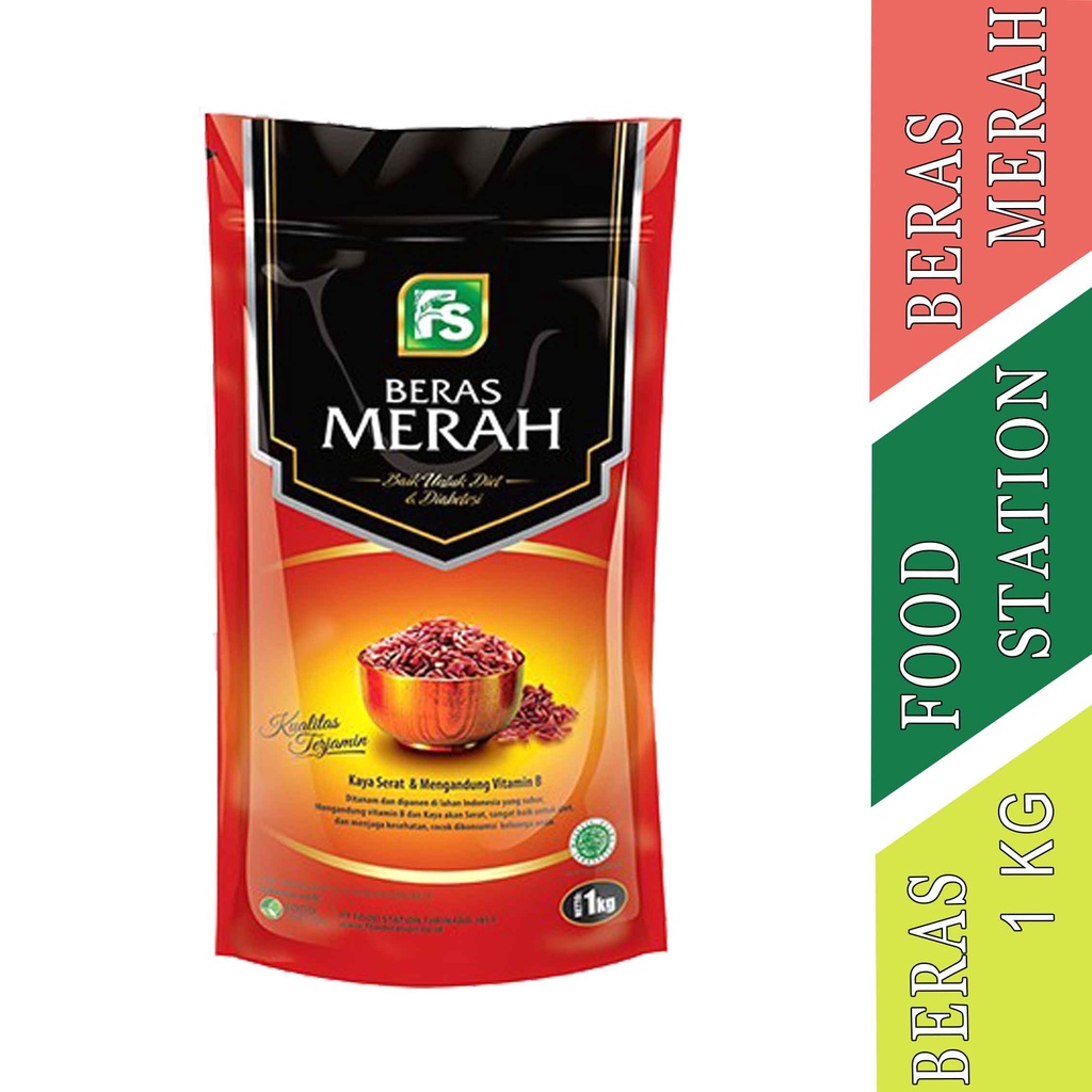 

BERAS MERAH FOOD STATION 1 KG KUALITAS TERJAMIN