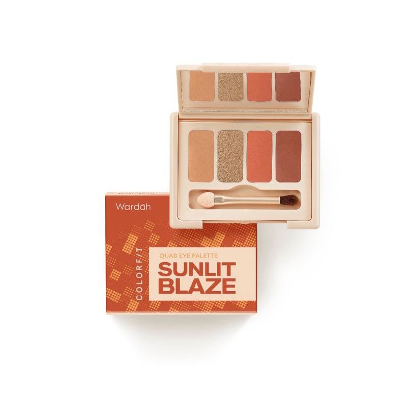 Wardah Colorfit Quad Eye Palette | Eyeshadow | Eye Shadow