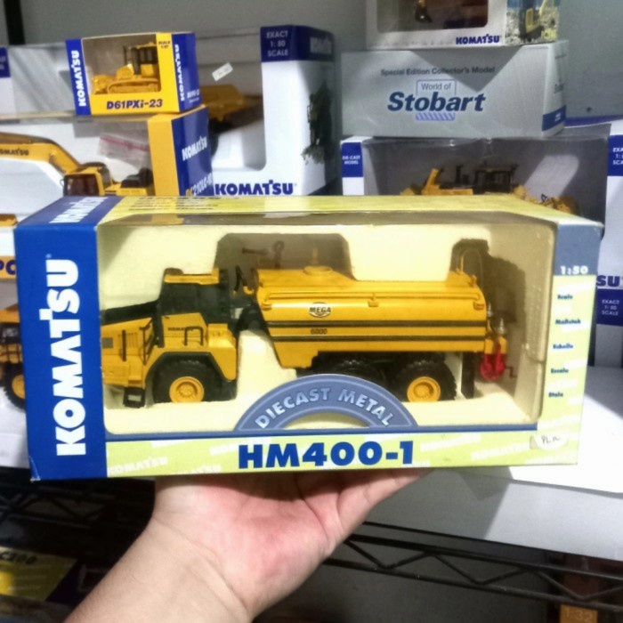 Diecast Miniatur Alat Berat Komatsu HM400 Articulated Dump Truck 1:50