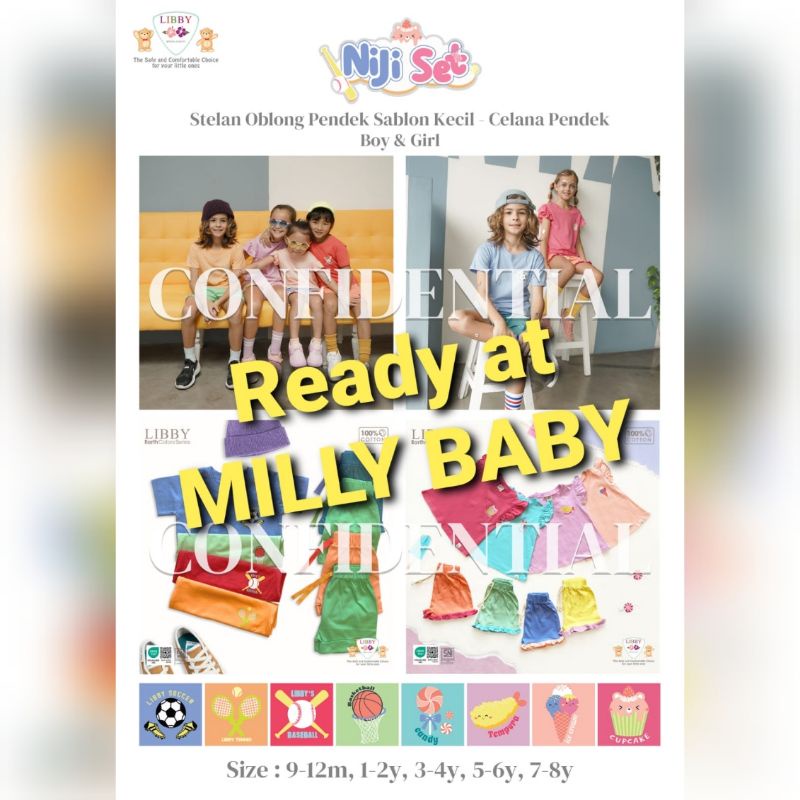 [MILLYBABY] LIBBY NIJI SET / LIBBY TERBARU / LIBBY SETELAN / LIBBY BABY