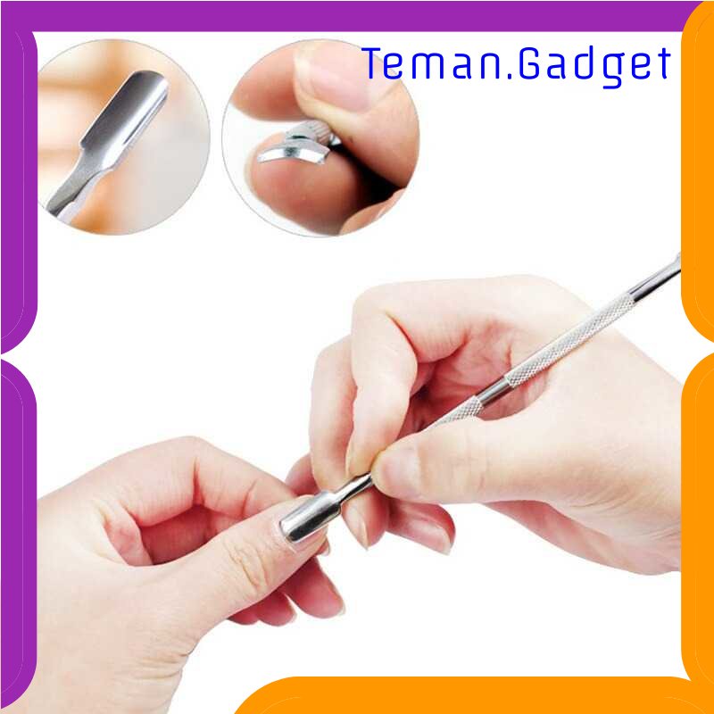 TG - PRW ISHOWTIENDA Perapih Kulit Mati Kuku Nail Cuticle Pusher Pedicure 4 PCS - XC509