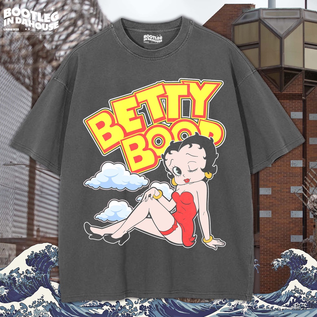 BETTY BOOP Oversize T-shirt / Kaos Oversize BETTY BOOP