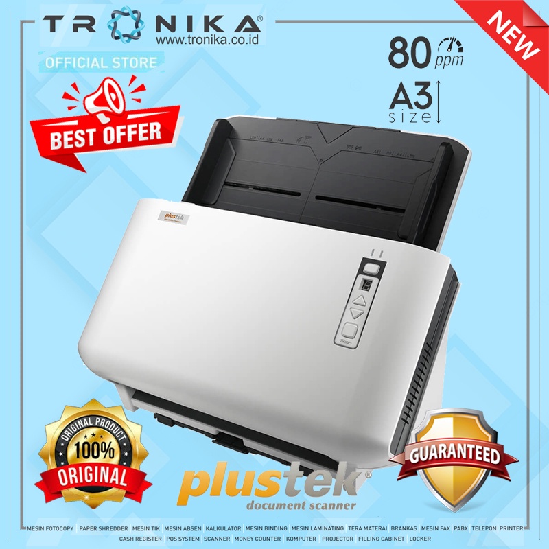 SCANNER DOKUMEN PLUSTEK SmartOffice SC8016U Automatic Document Feeder (ADF)