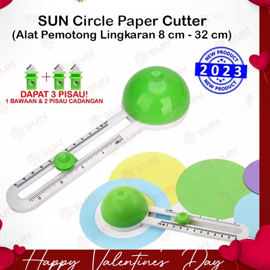 

TrxBb0B5 Circle Cutter Premium 8 cm - 32 cm / 4 cm - 19 cm Pisau Alat Potong Kertas Sticker Bulat / Lingkaran / Bundar Kualitas Eksport (bisa potong sticker bontax camel, photo glossy sticker, kertas foto, HVS, Inkjet, Art paper, Duplex, Vinyl, Silky)