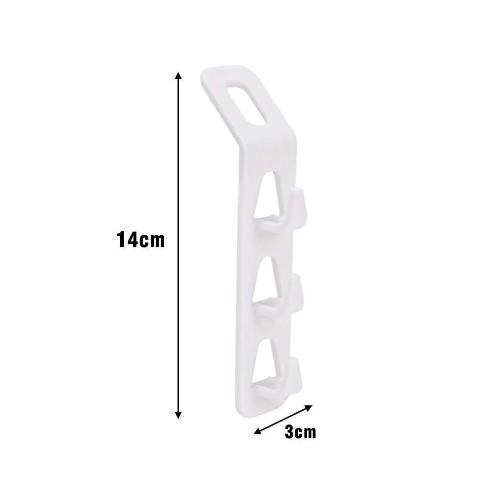 Rak Penyimpanan Organizer Closet Multifungsi Holder Hemat Ruang Rak Penyimpanan Laundry Pakaian Gantungan Pengeringan Non-Slip Multi-Layer Gantungan Baju Kait Sambungan Tahan Lama