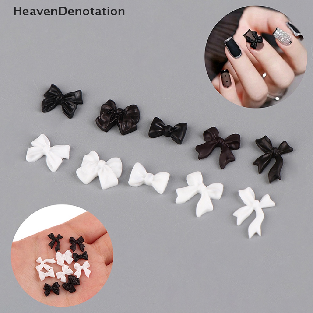 [HeavenDenotation] 50pcs Nail Art Rhinestones 3D Kristal Kupu-Kupu Kuku Perhiasan Dekorasi Kuku HDV