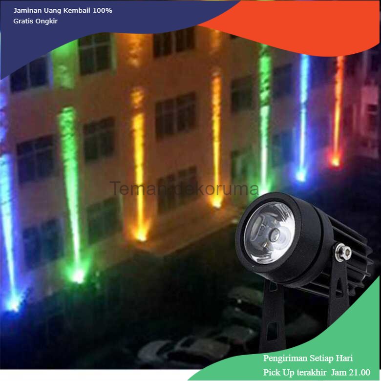 TD - LMP KENTLITE Lampu Taman Hias Sorot Garden Spotlight Waterproof 90-240V 5W - KU-02