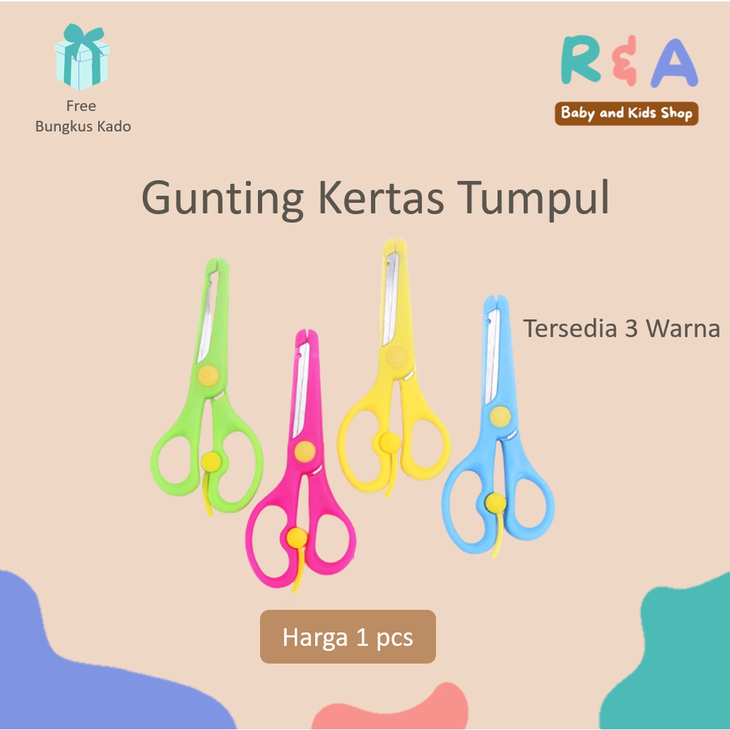 

Gunting Kertas Tumpul Anak 1 PC Kerajinan Tangan