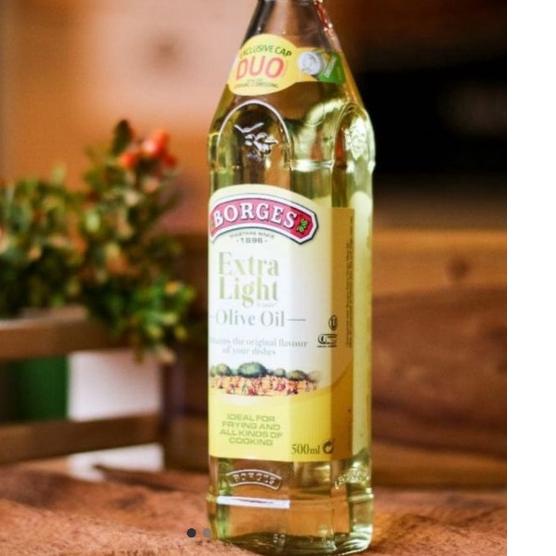 

✤ MARET 2024 Borges borjes extra light olive oil 500 ml ELOO ☊