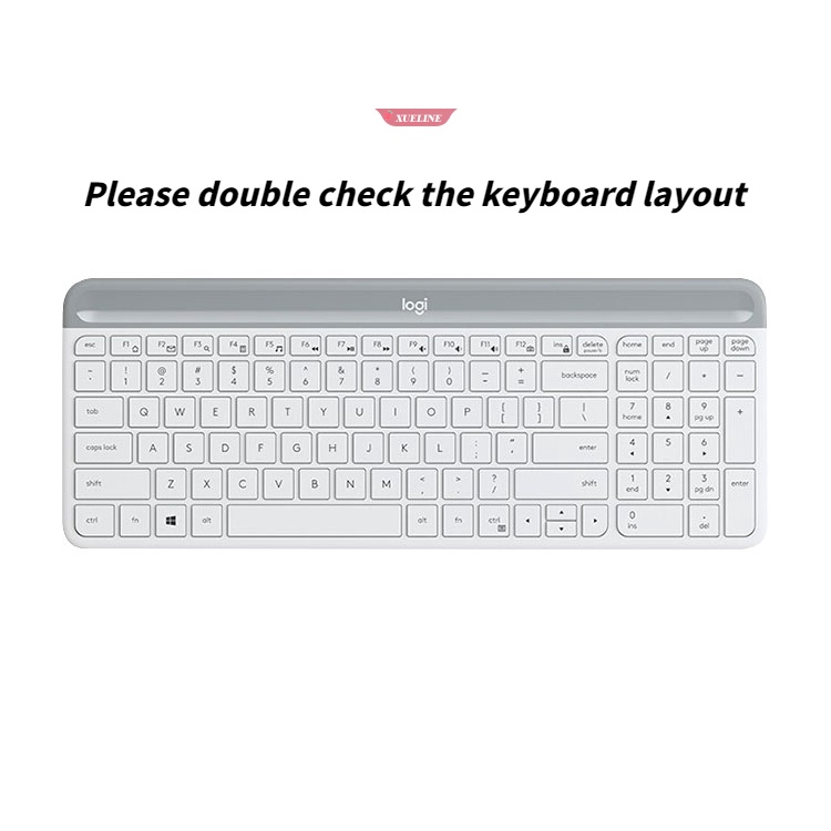 Logitech MK470 K580 Stiker Keyboard Bluetooth Film Dekorasi Kepribadian Sederhana Kartun Gadis Lucu Pink [ZXL]